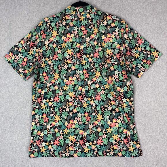 Chubbies Mens M The Bloomerang Performance Polo Shirt Floral All Over Print - Picture 4 of 7